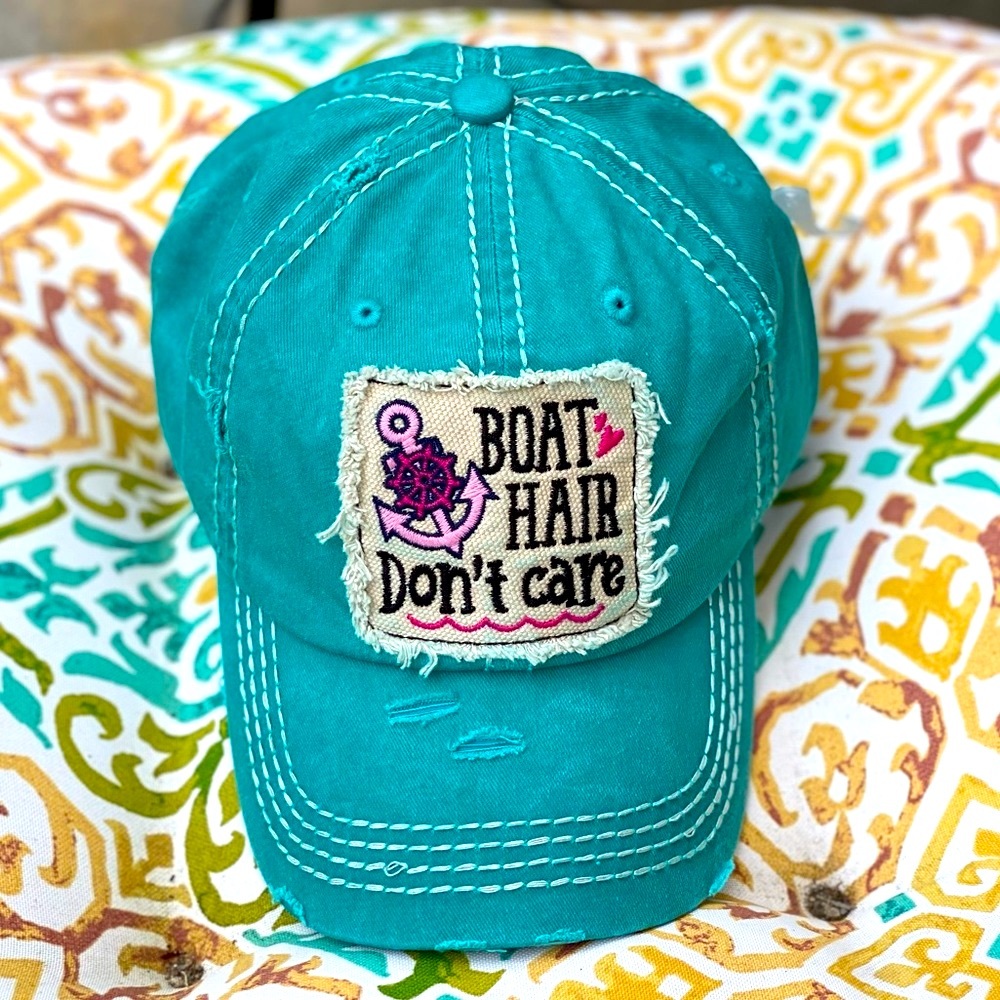 Brand new teal hat Velcro back🧢